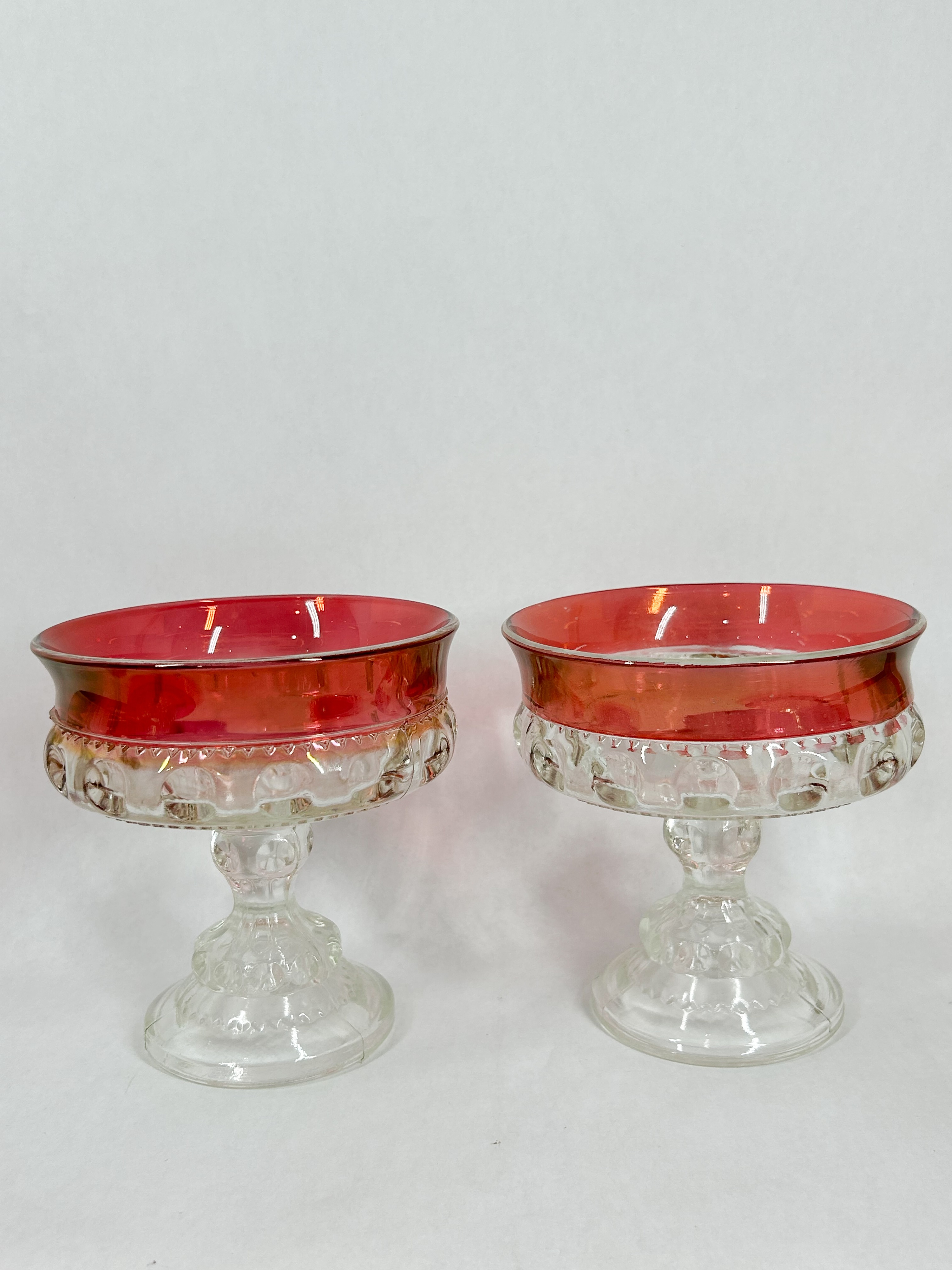 INDIANA RUBY STAINED GLASS TABLEWARE