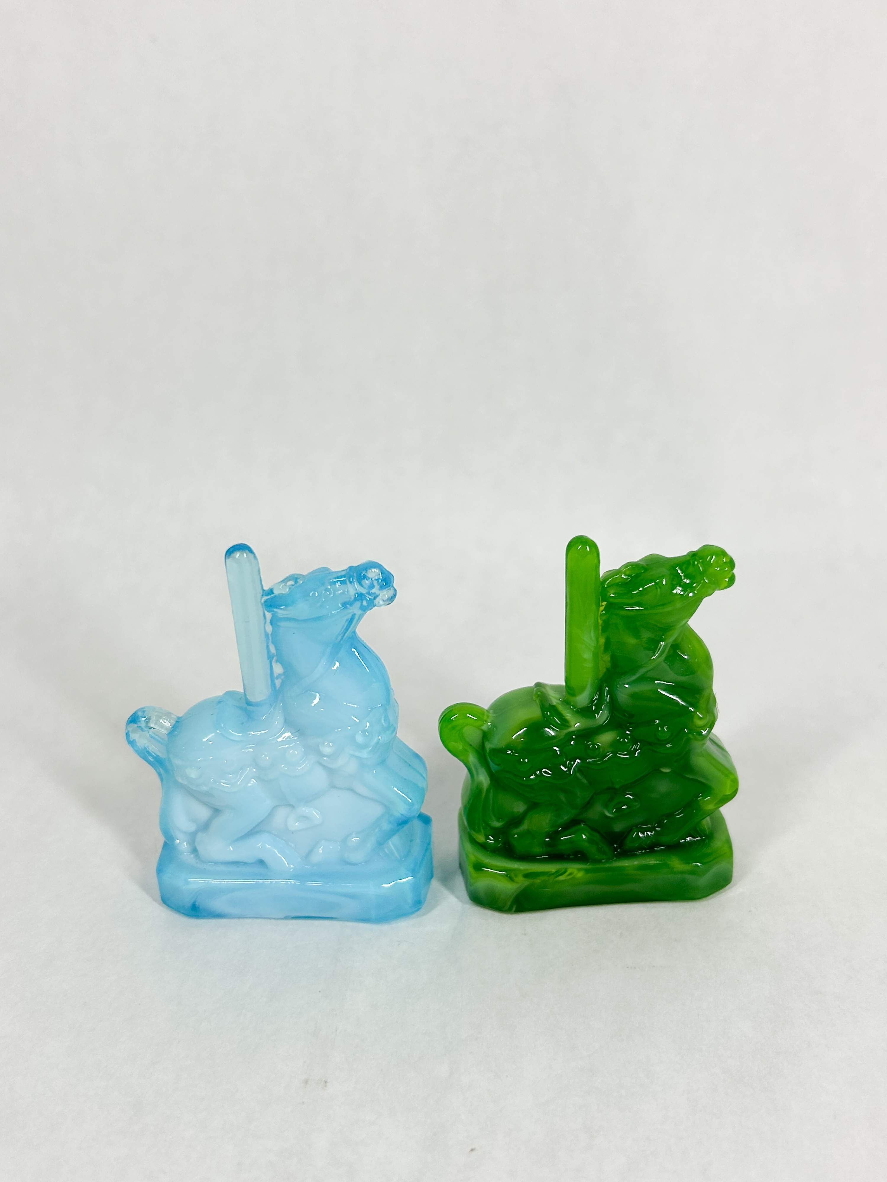 BOYD GLASS CAROUSEL HORSES