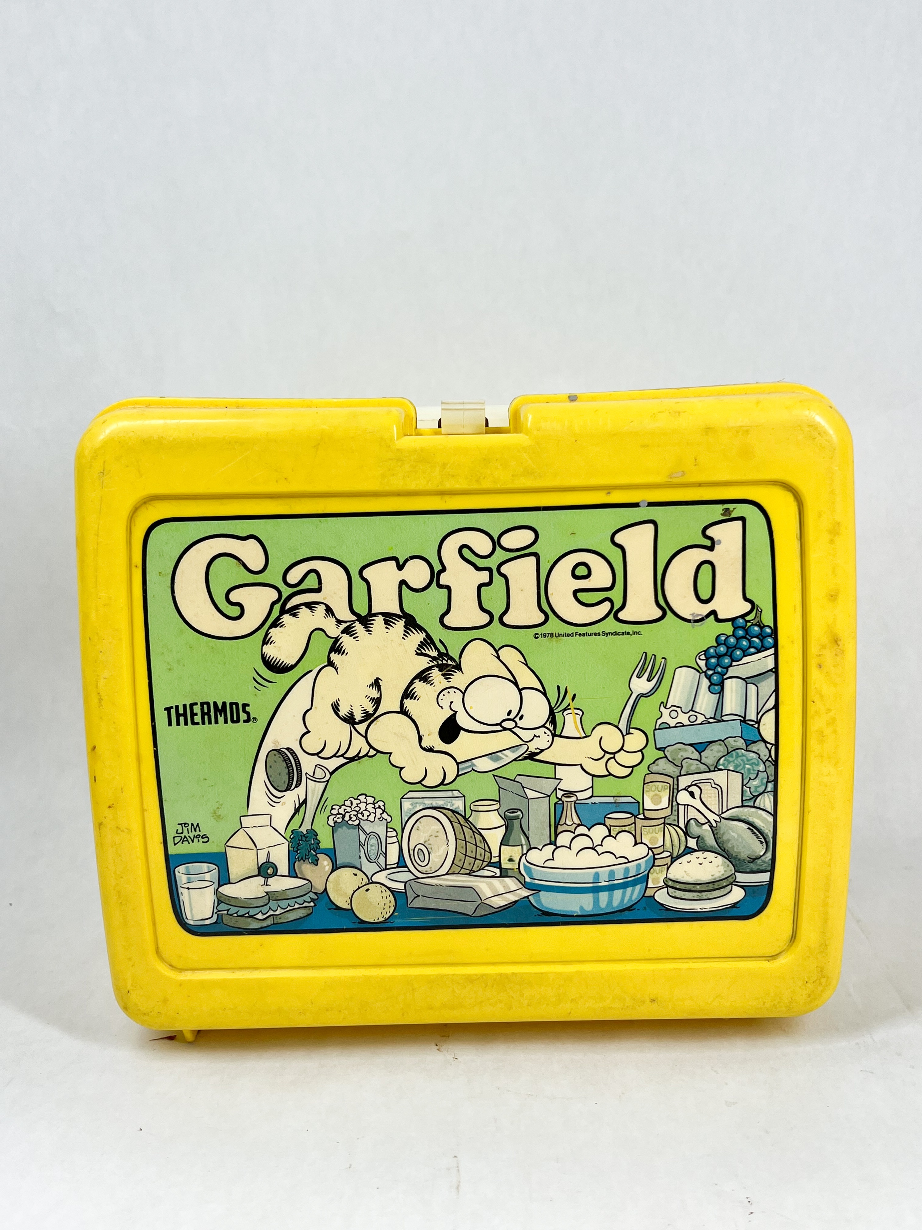 THERMOS GARFIELD PLASTIC LUNCHBOX, 1978