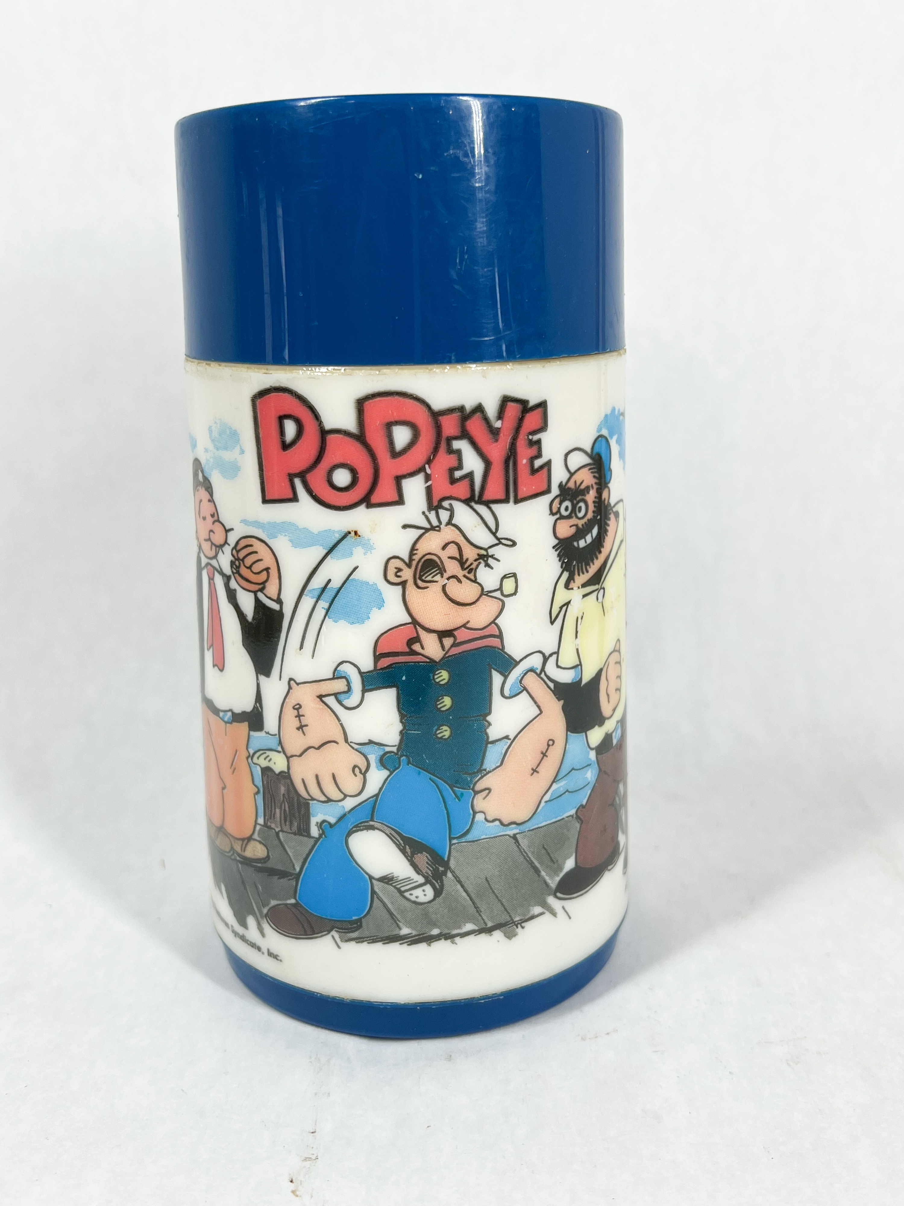 ALADDIN INDUSTRIES POPEYE PLASTIC THERMOS 1979