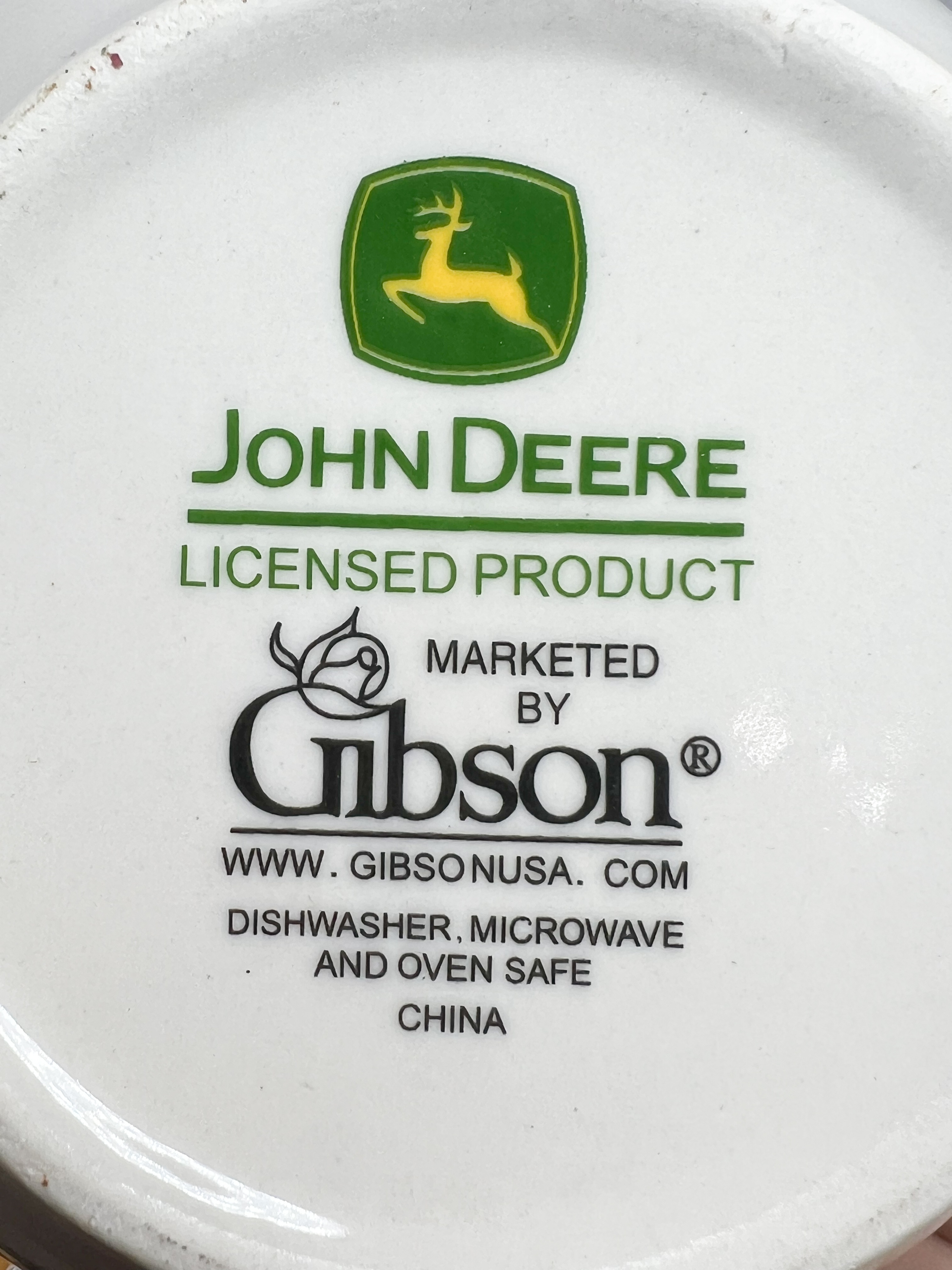 GIBSON JOHN DEERE CERAMIC BOWL