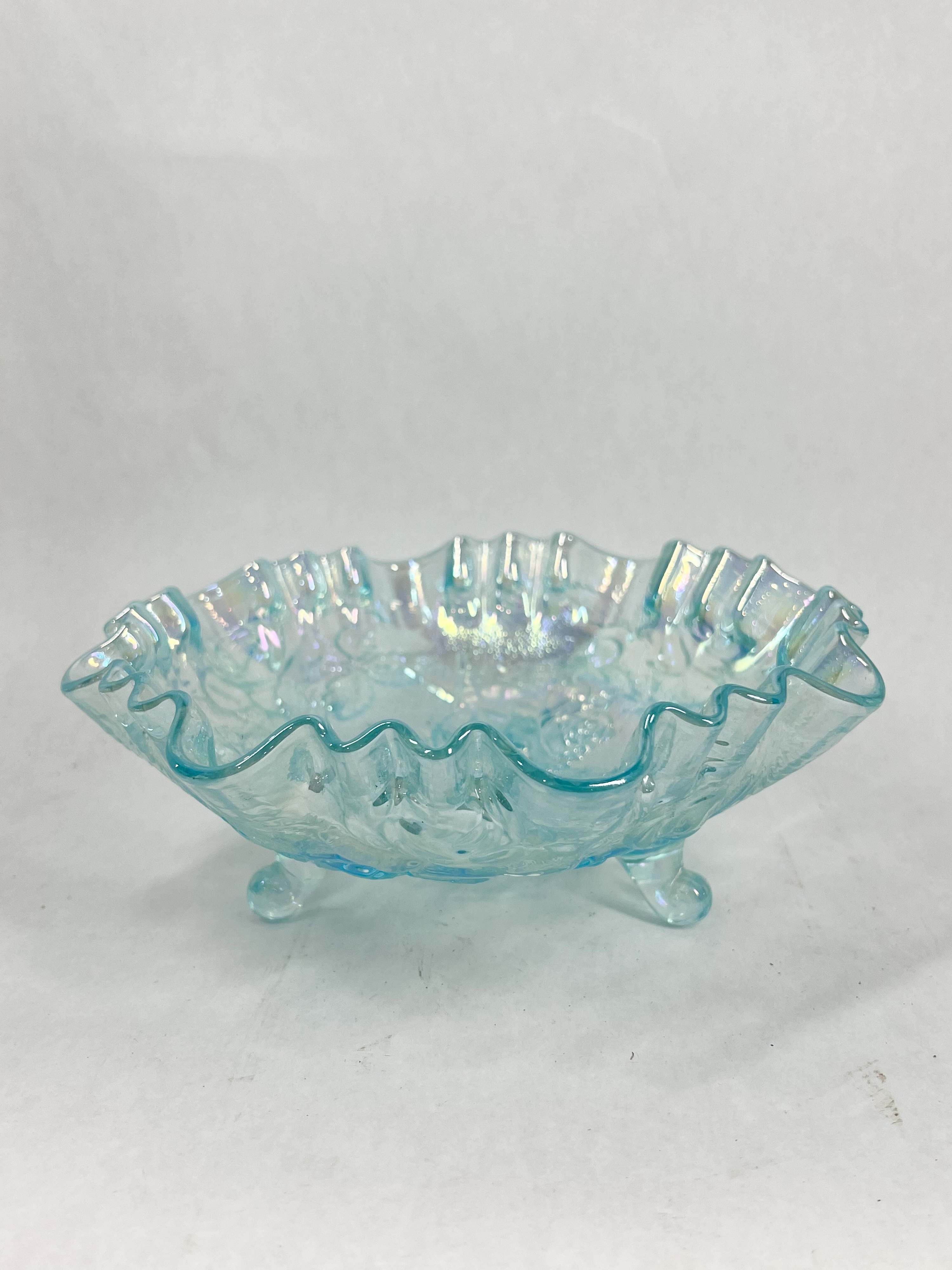 IMPERIAL GLASS LUSTRE ROSE CARNIVAL BOWL