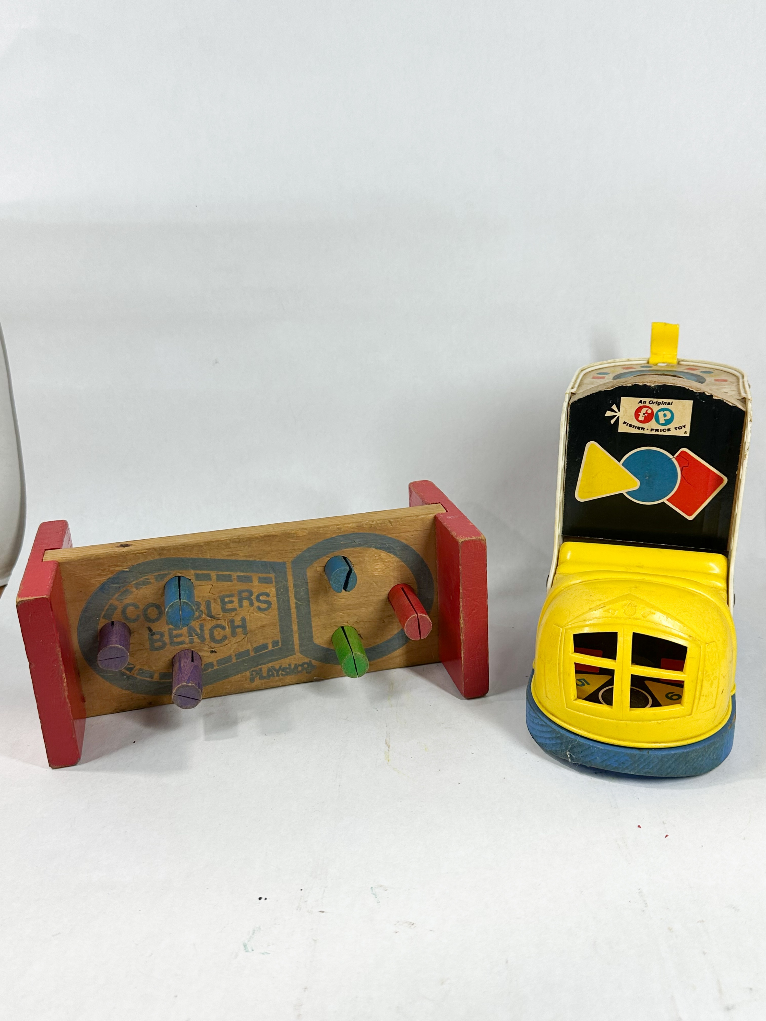 TWO FISHER-PRICE AND PLAYSKOOL CHILDREN'S ACTIVITY TOYS