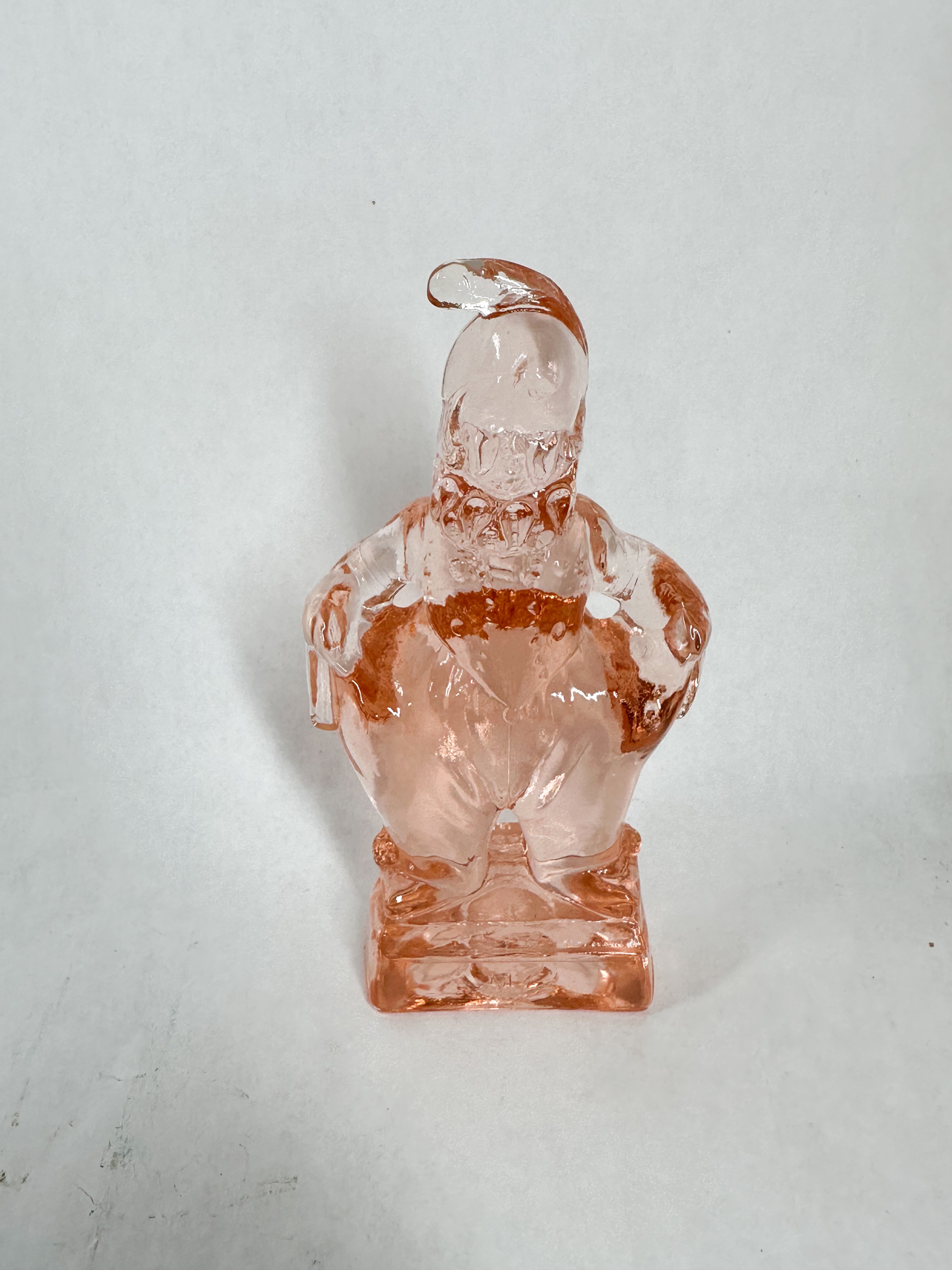 MOSSER GLASS MINDY CLOWN FIGURINE 1983