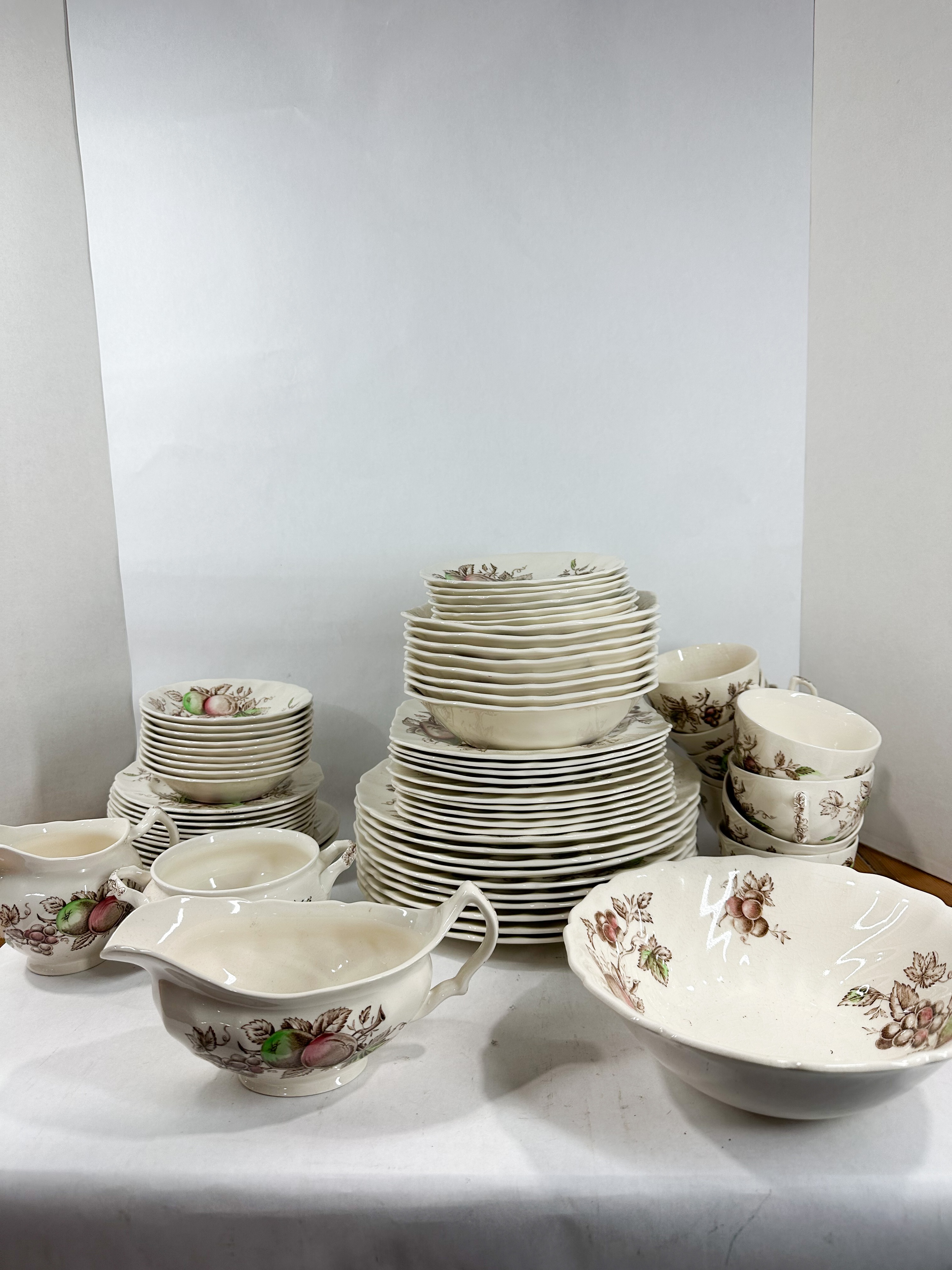 JOHNSON BROTHERS HARVEST TIME EARTHENWARE SERVICE