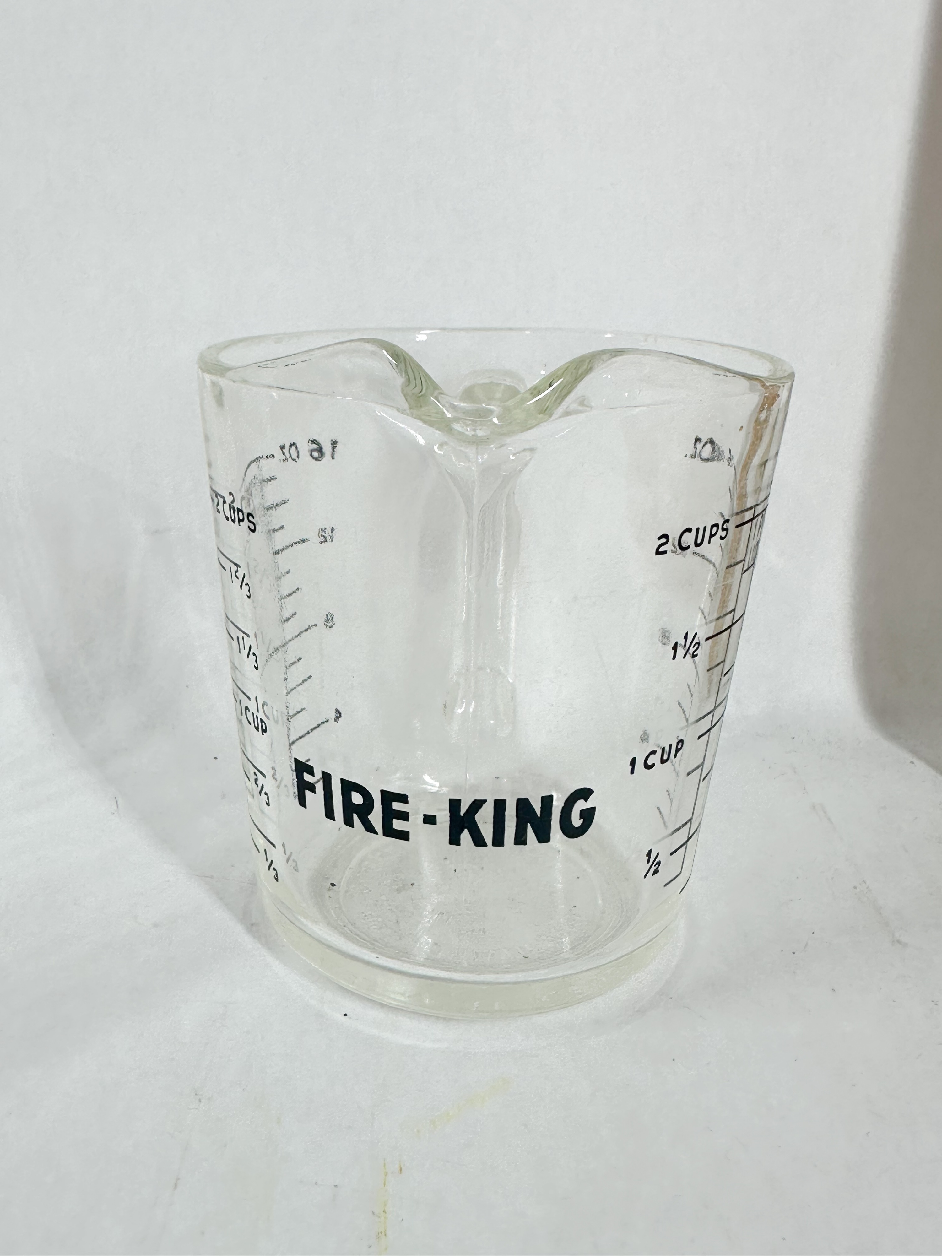 PYREX AND FIRE-KING GLASS MEASURING CUPS