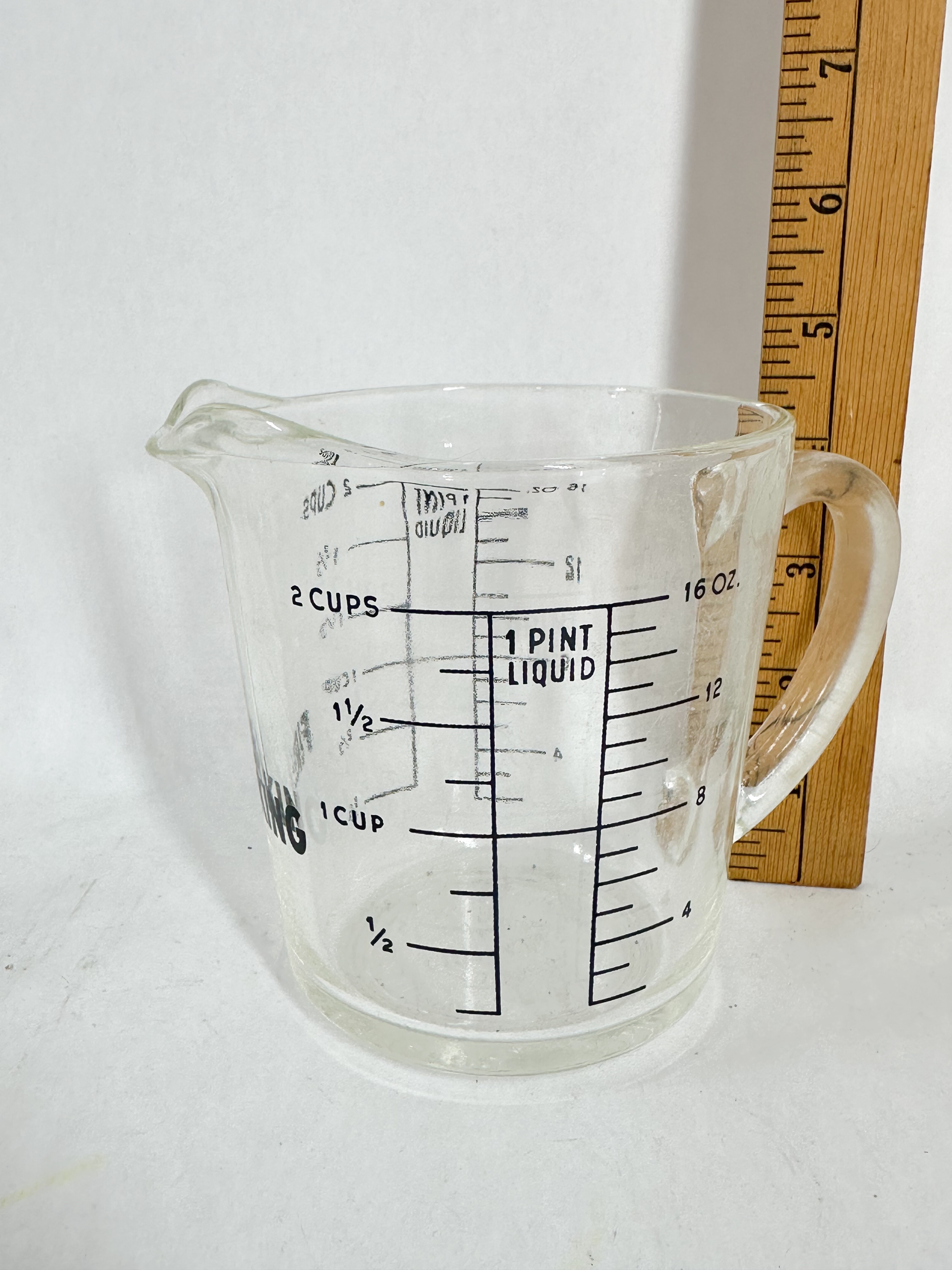 PYREX AND FIRE-KING GLASS MEASURING CUPS