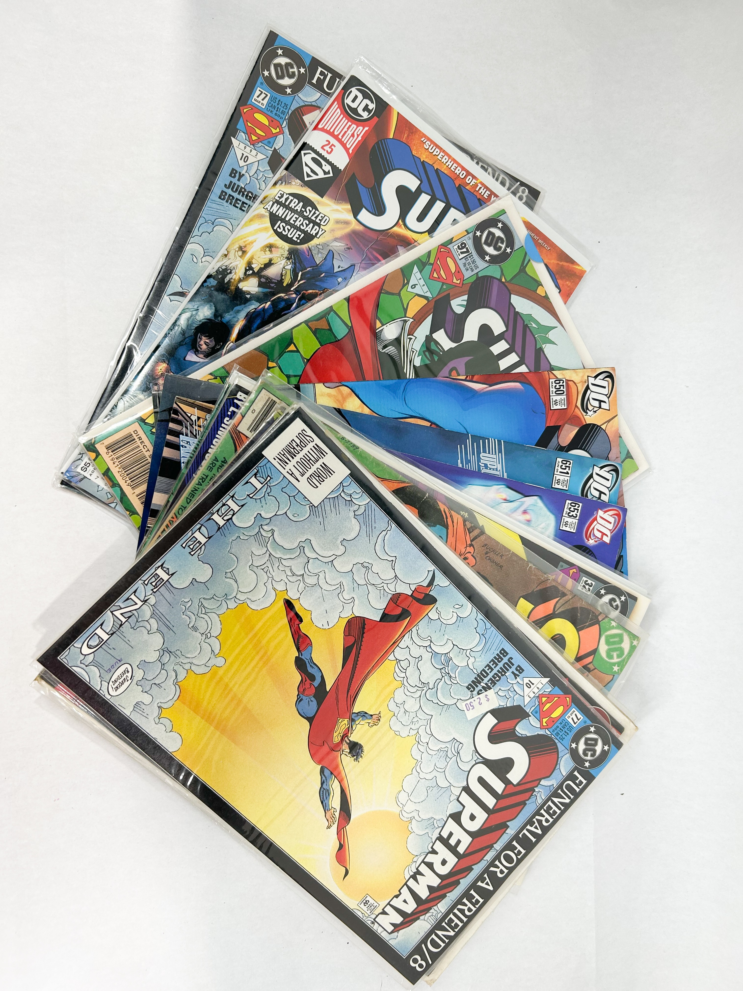 DC COMICS SUPERMAN COMIC BOOKS, 1977-2020