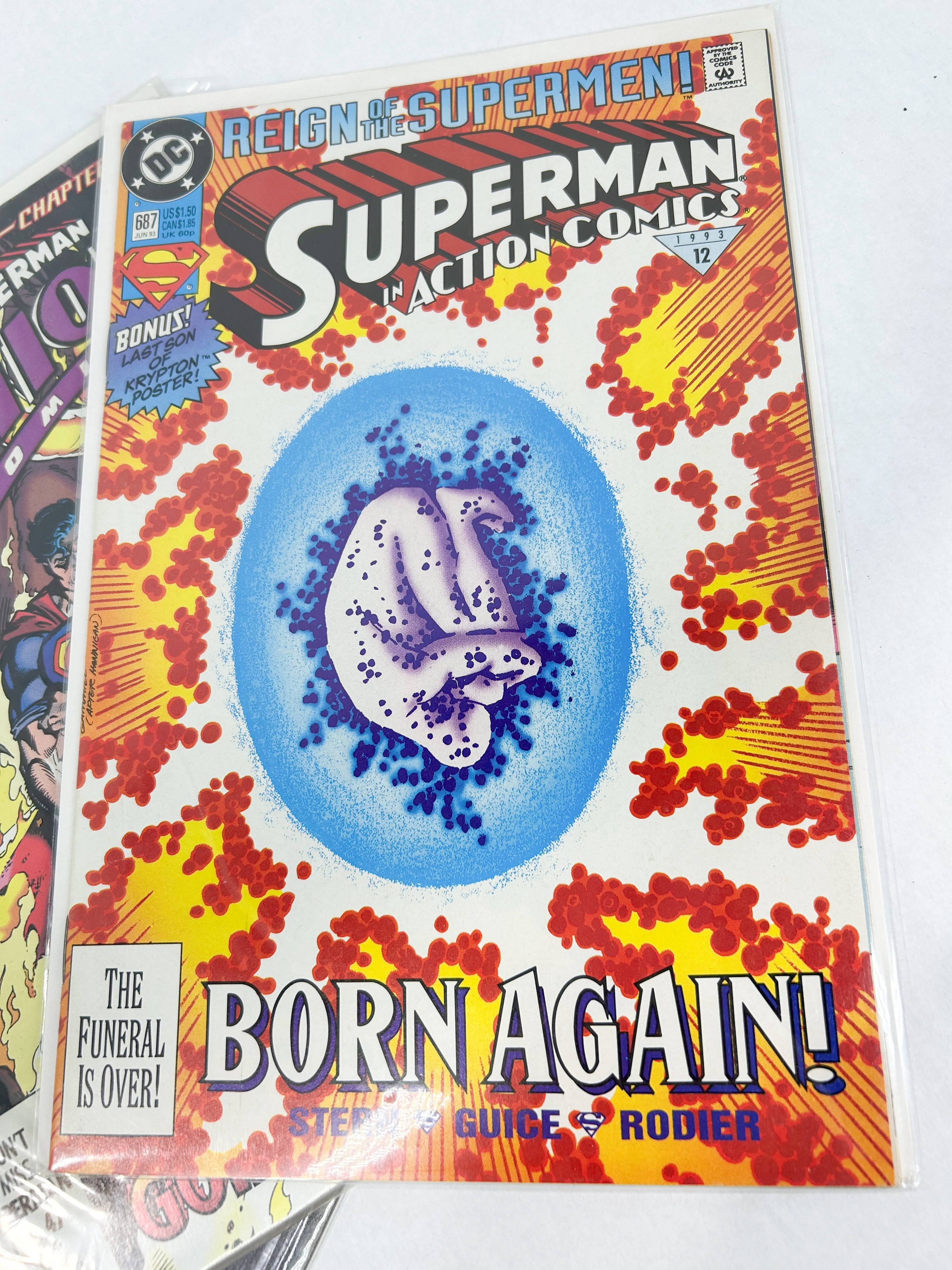 DC ACTION COMICS LOT 1990-1997