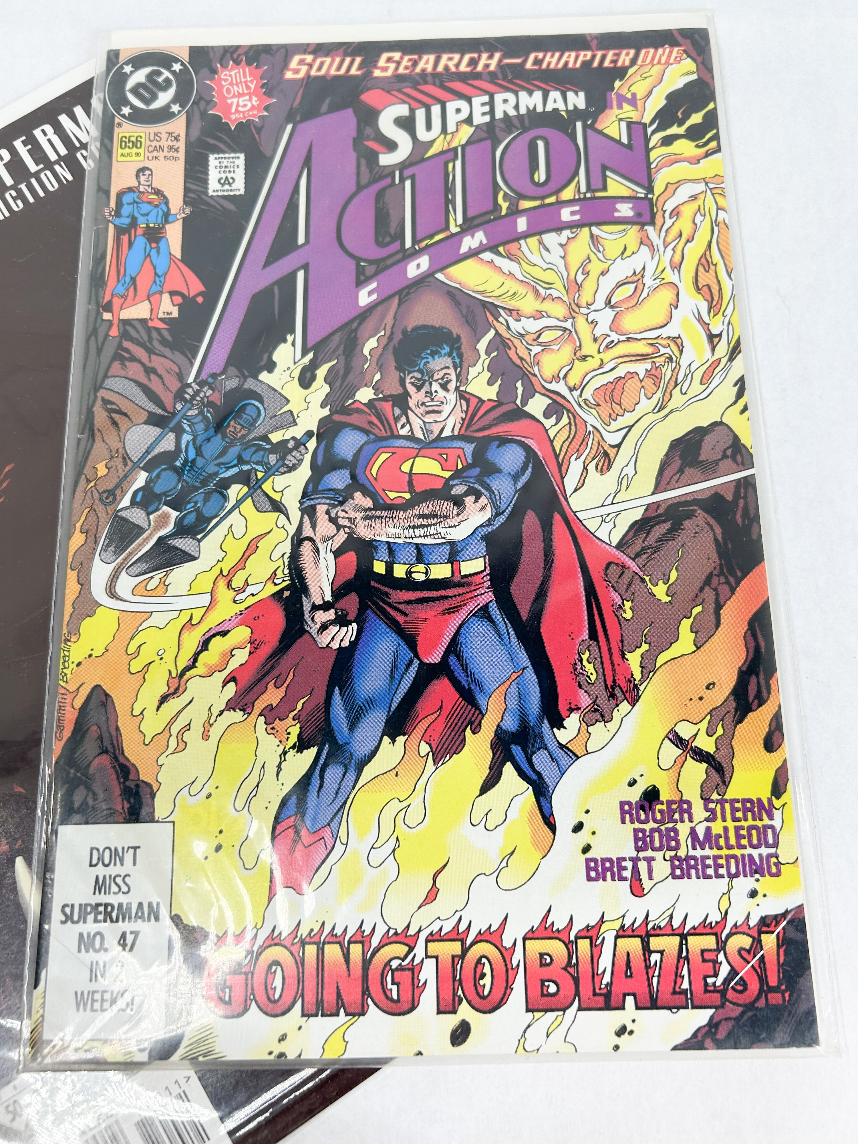 DC ACTION COMICS LOT 1990-1997