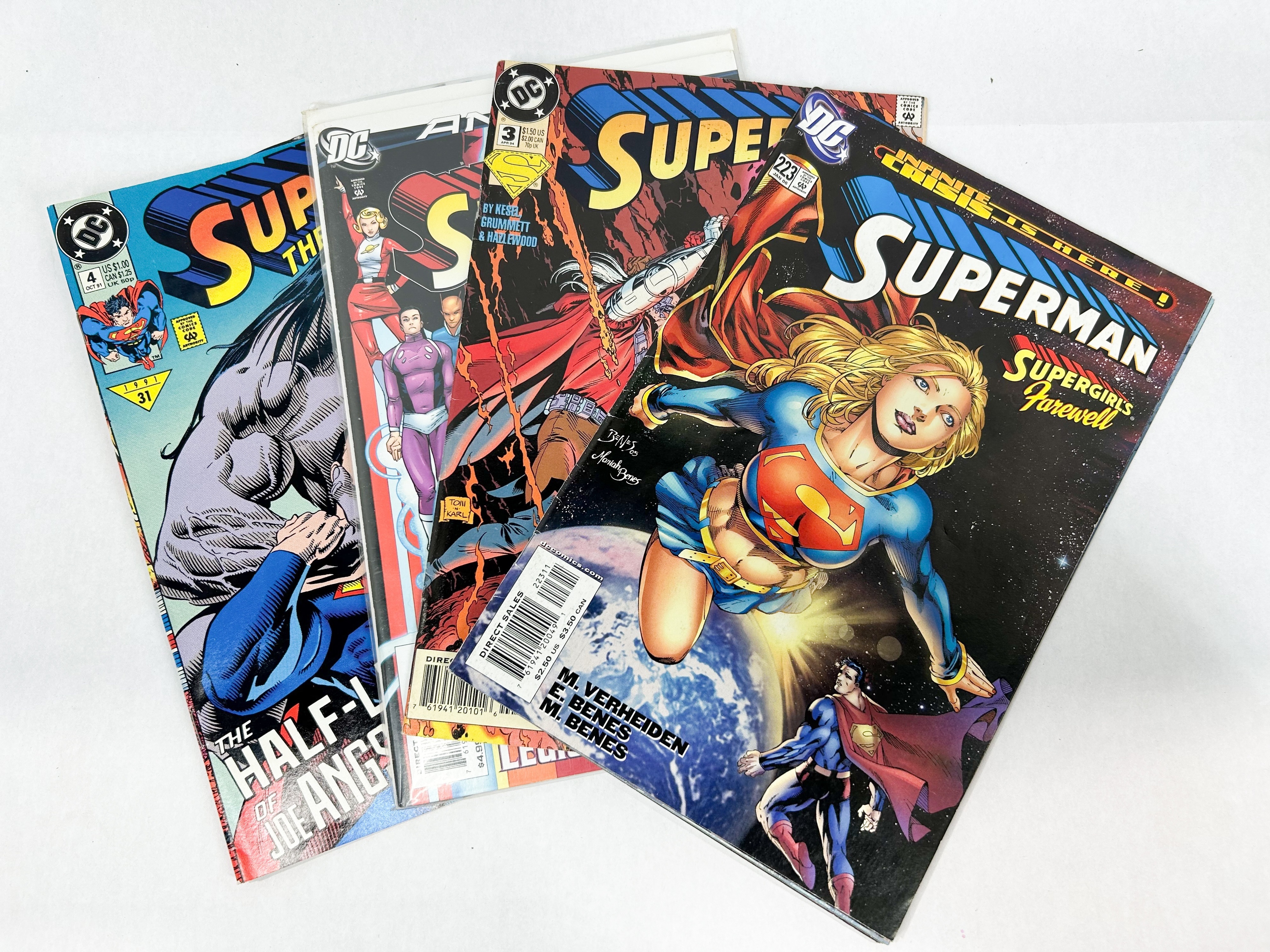 DC COMICS SUPERMAN COMIC BOOKS, 1991-2010