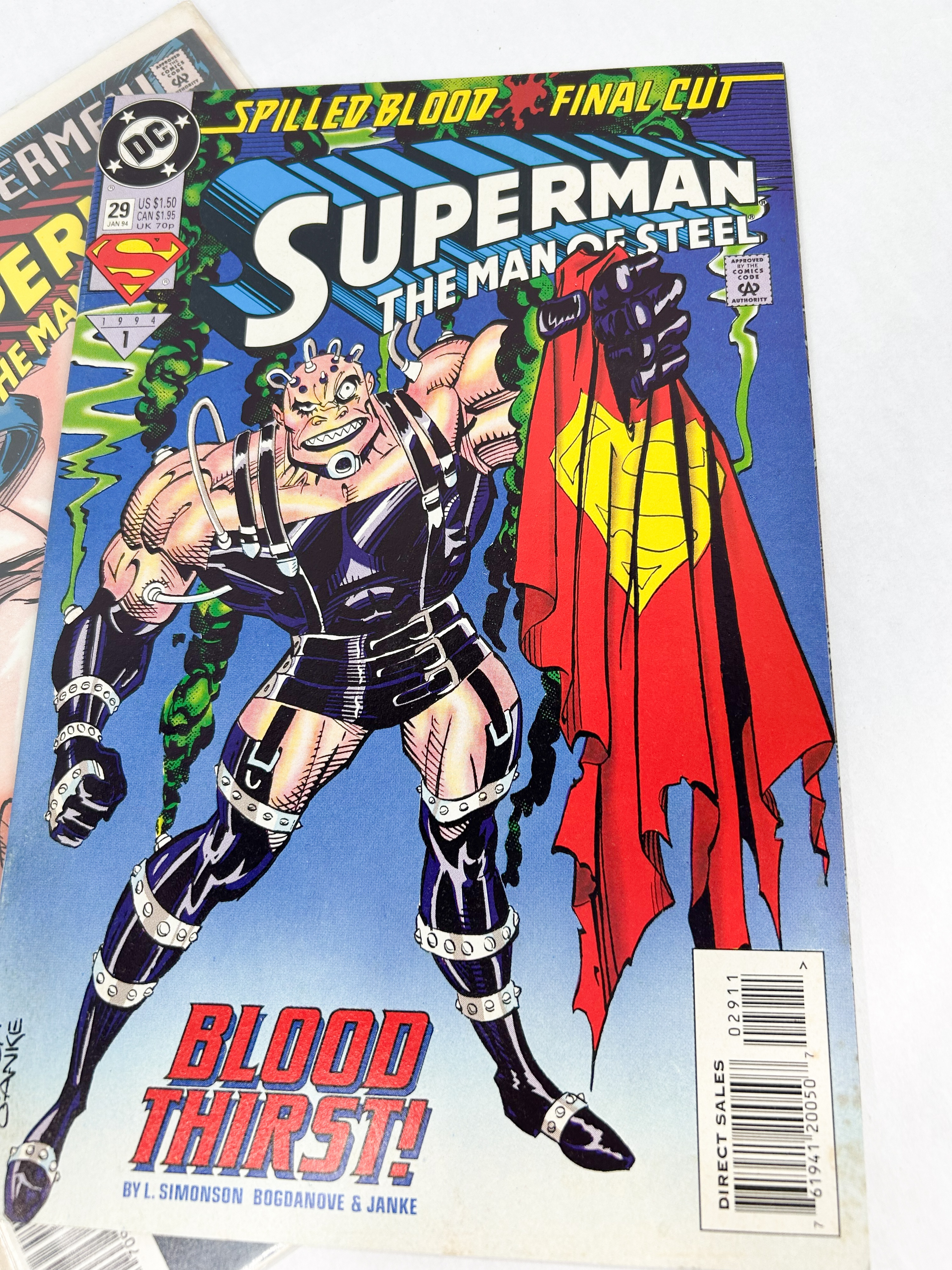 DC COMICS SUPERMAN COMIC BOOKS, 1993-1998