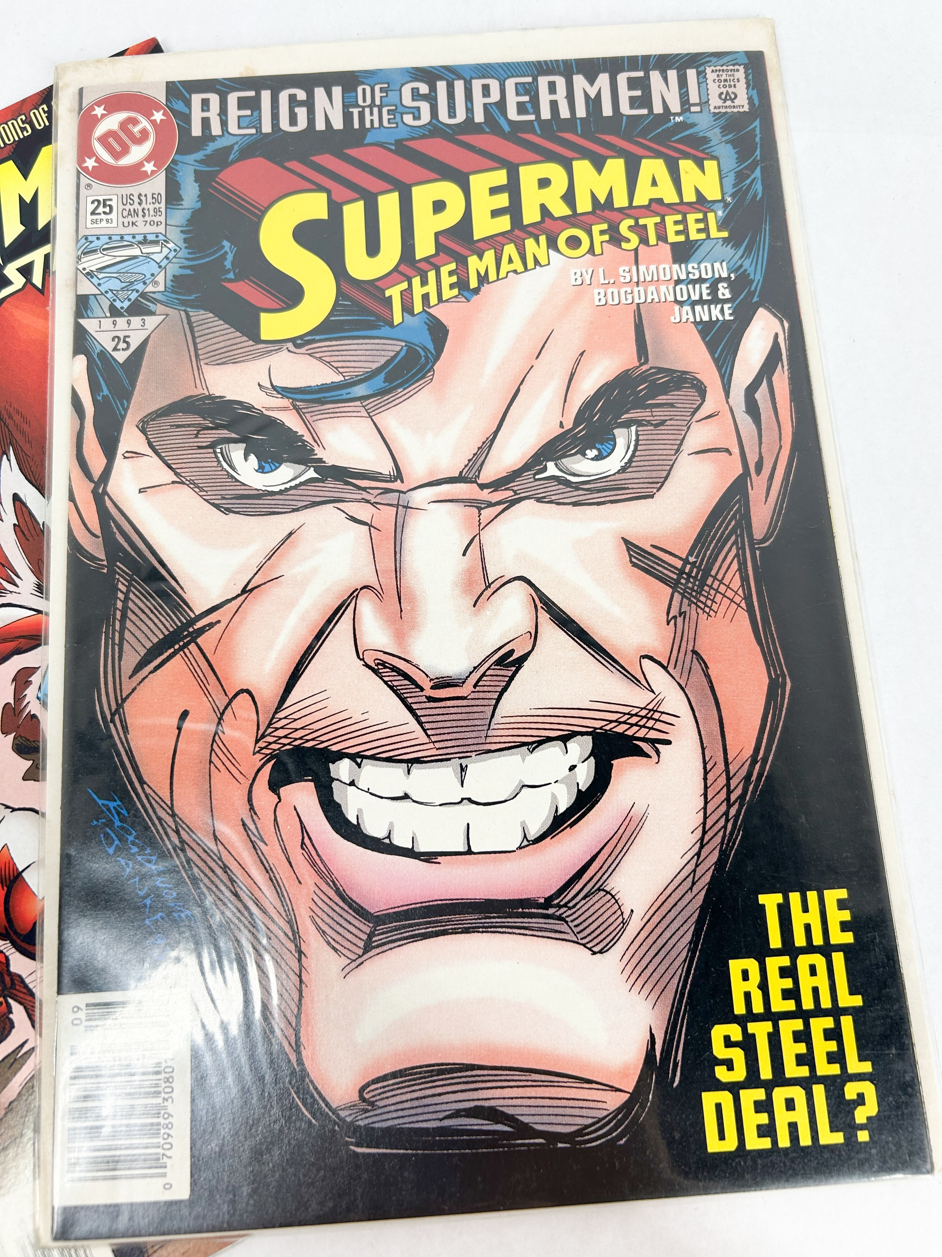 DC COMICS SUPERMAN COMIC BOOKS, 1993-1998