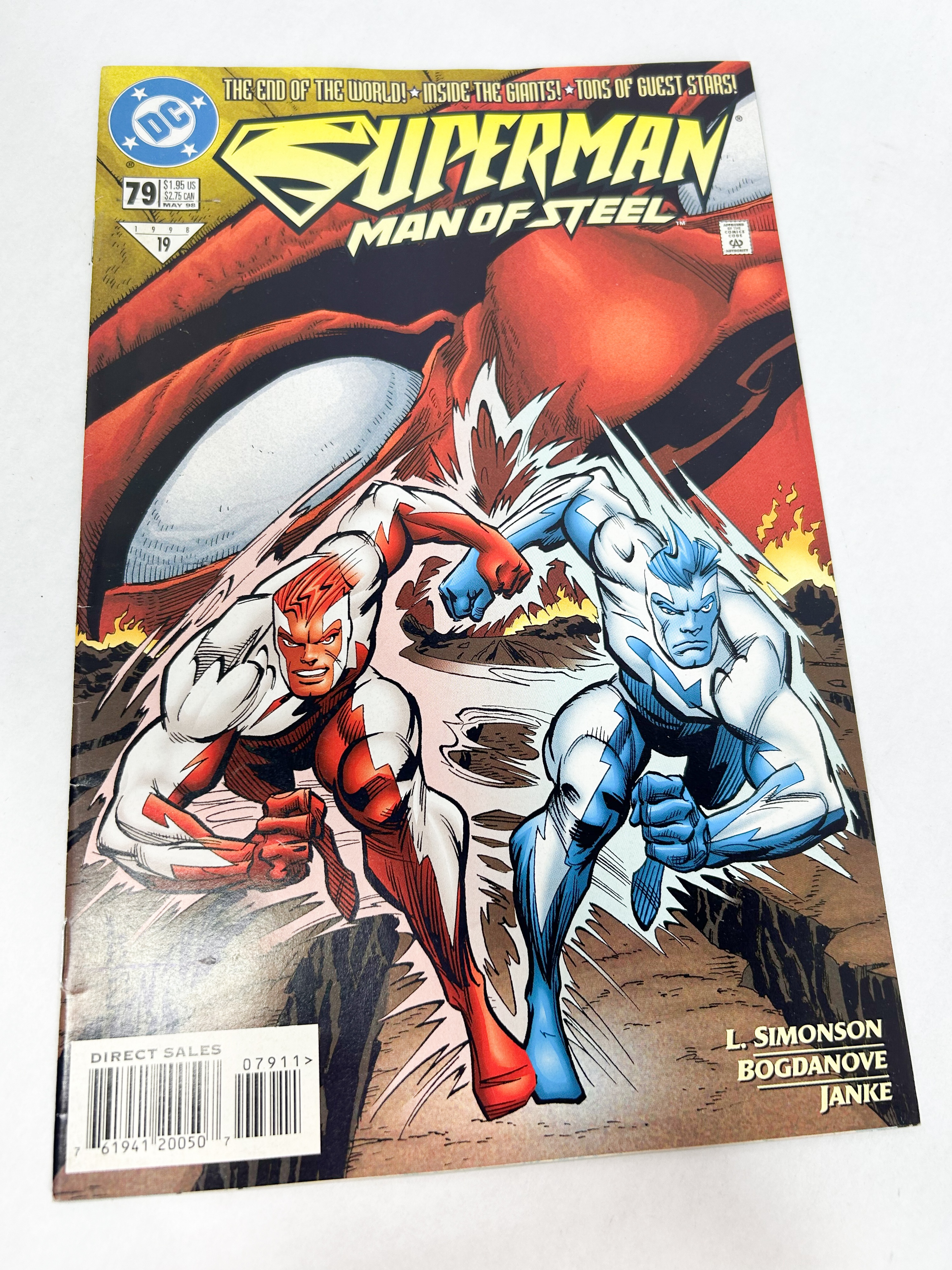 DC COMICS SUPERMAN COMIC BOOKS, 1993-1998
