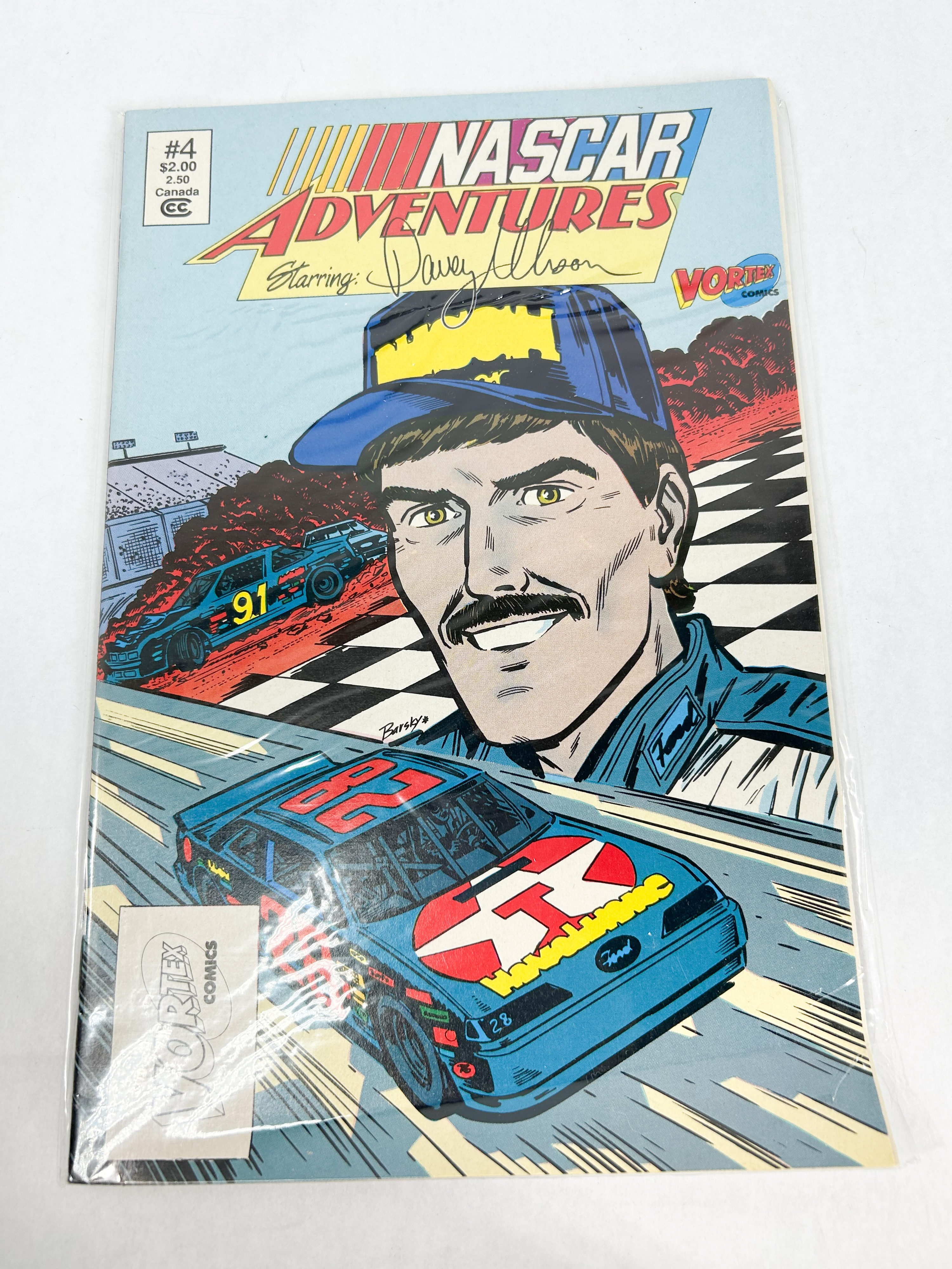 VORTEX NASCAR ADVENTURES COMIC 1991