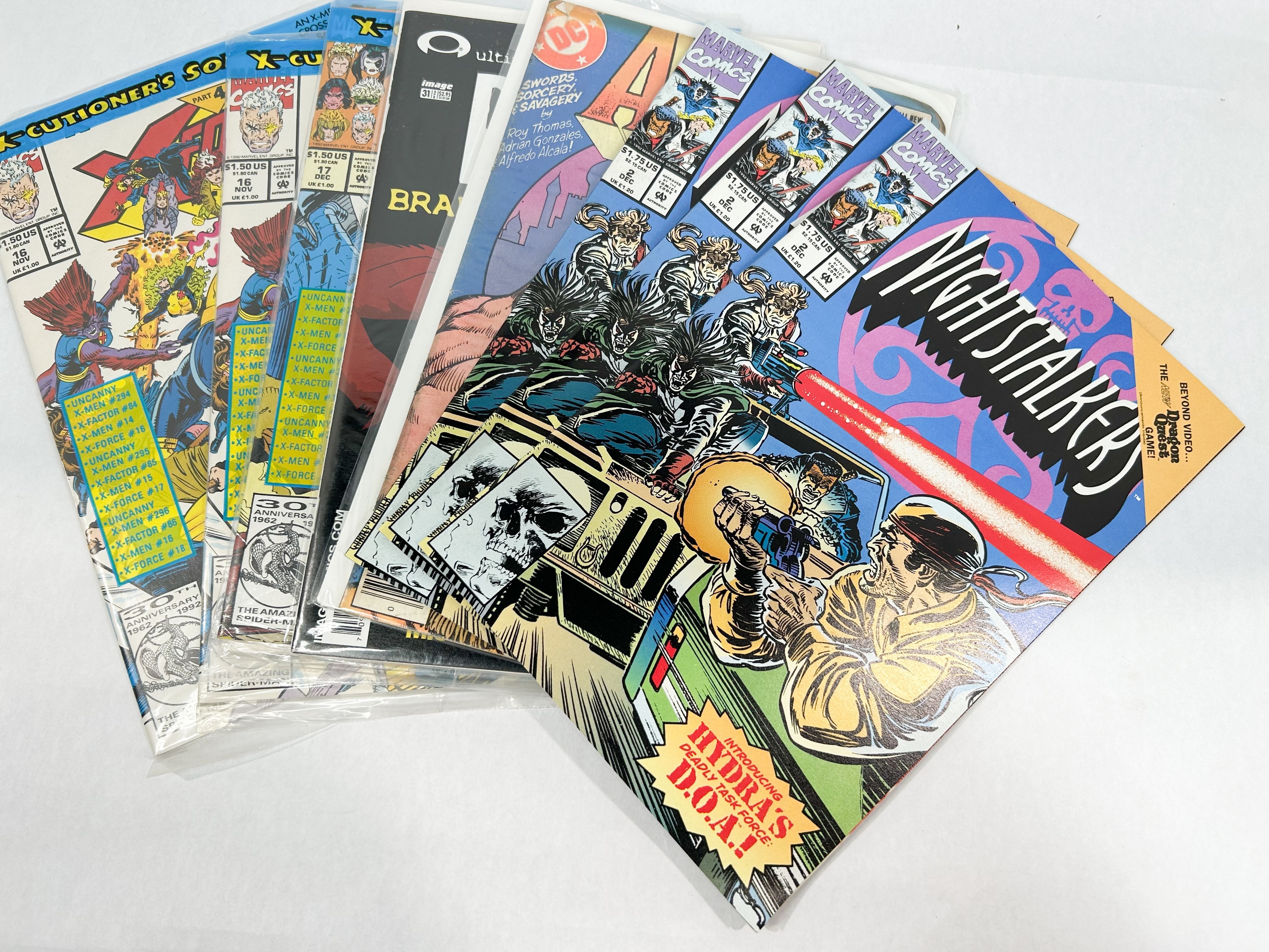 MARVEL, DC, AND IMAGE MODERN AGE COMIC BOOKS