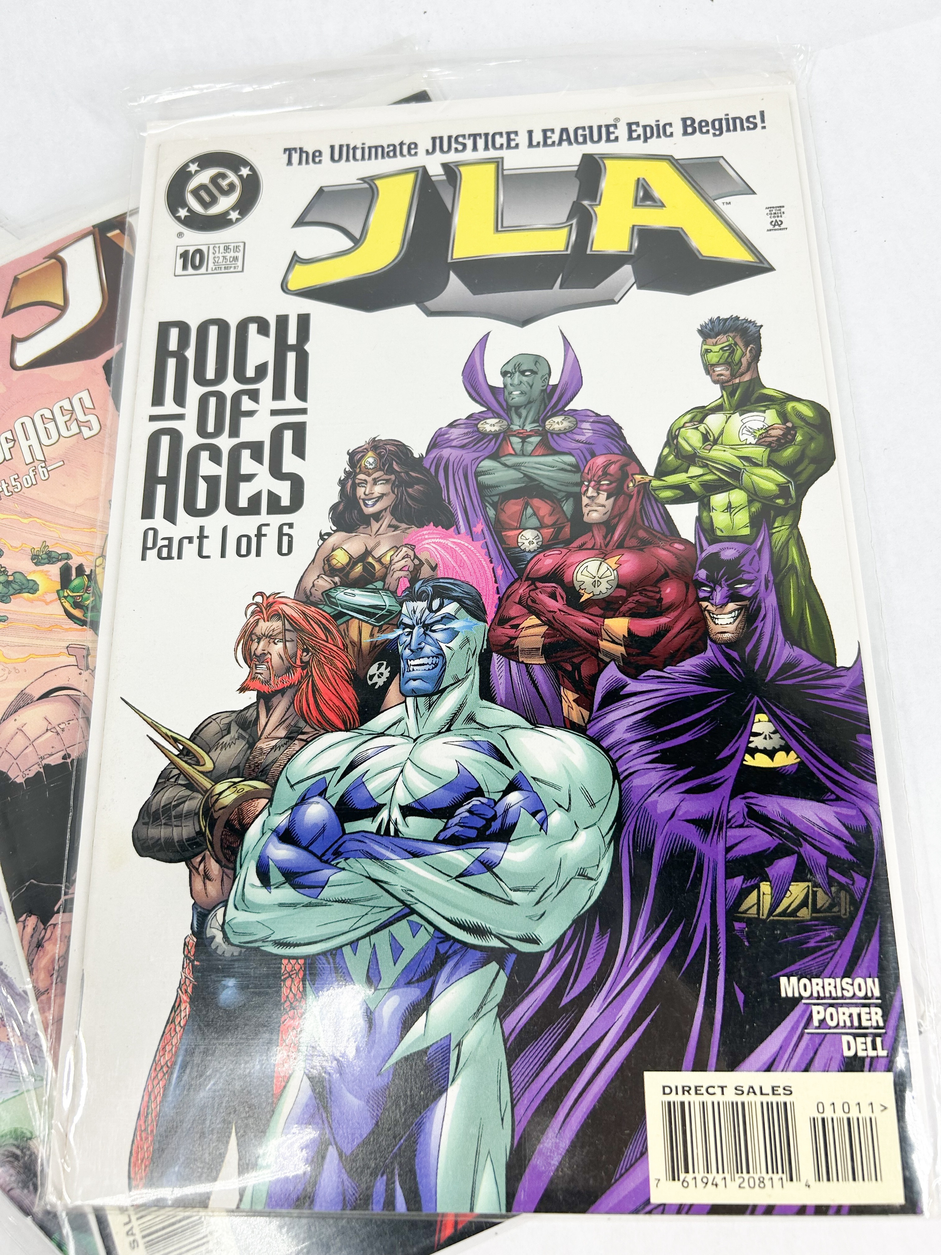 DC COMICS THREE JLA COMIC BOOKS 1997-2010