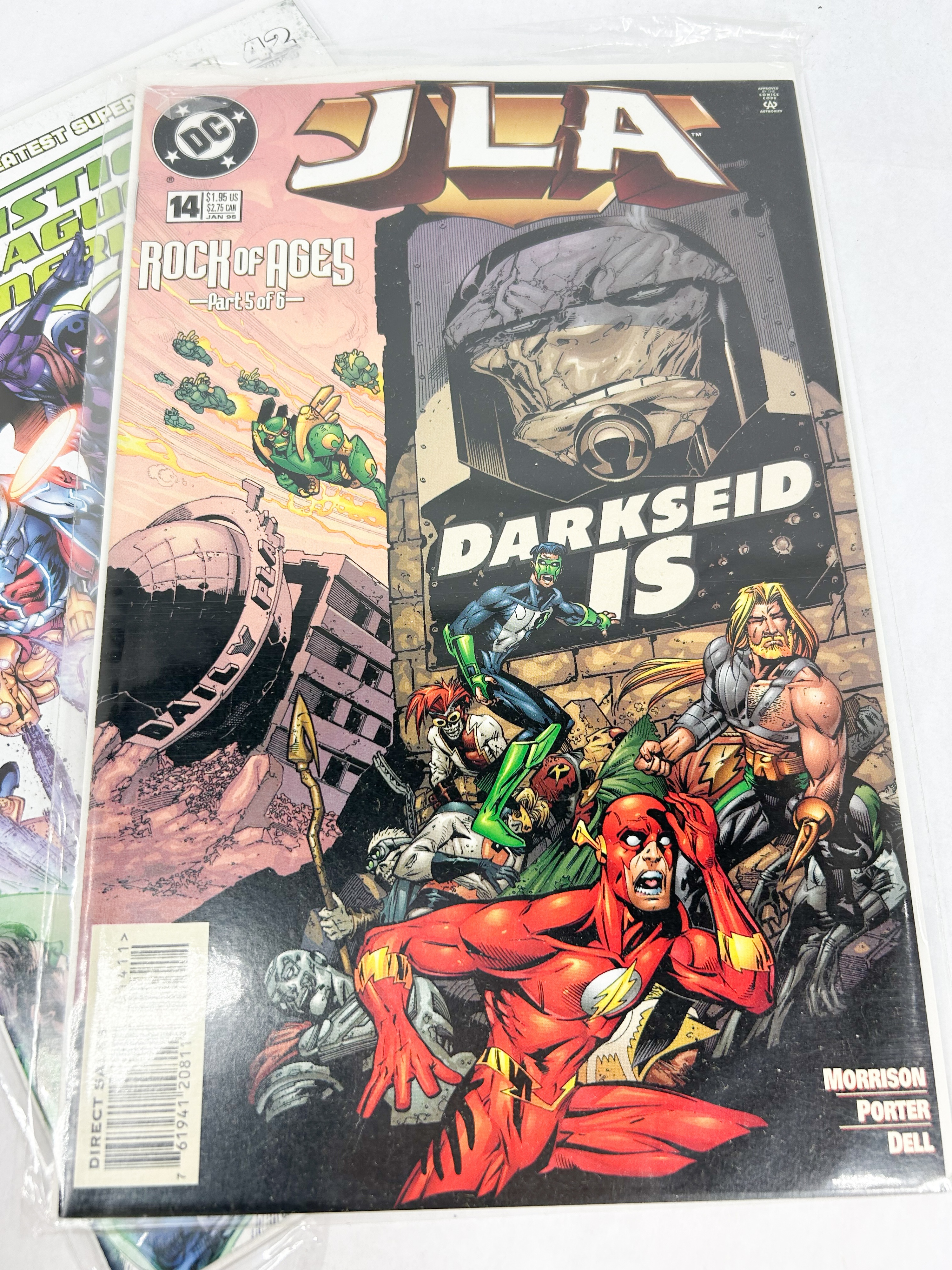 DC COMICS THREE JLA COMIC BOOKS 1997-2010
