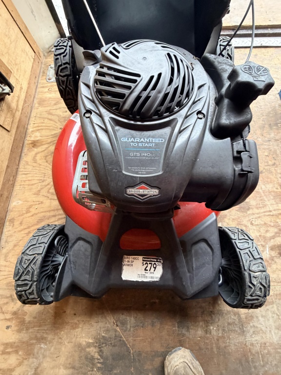 TORO 140CC PUSH MOWER SELF PROPELLED & BAGGER