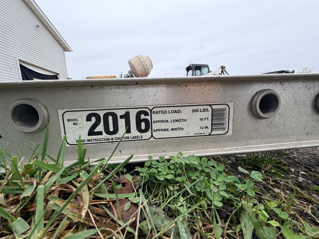 16' WERNER ALUMINUM PLANK