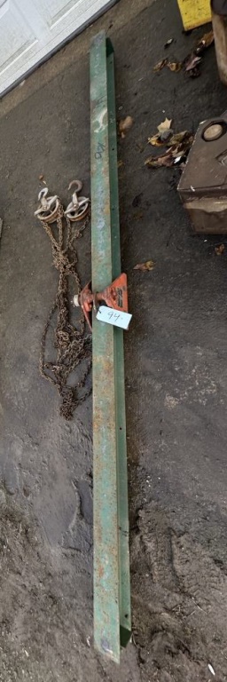 10FT I BEAM TROLLEY