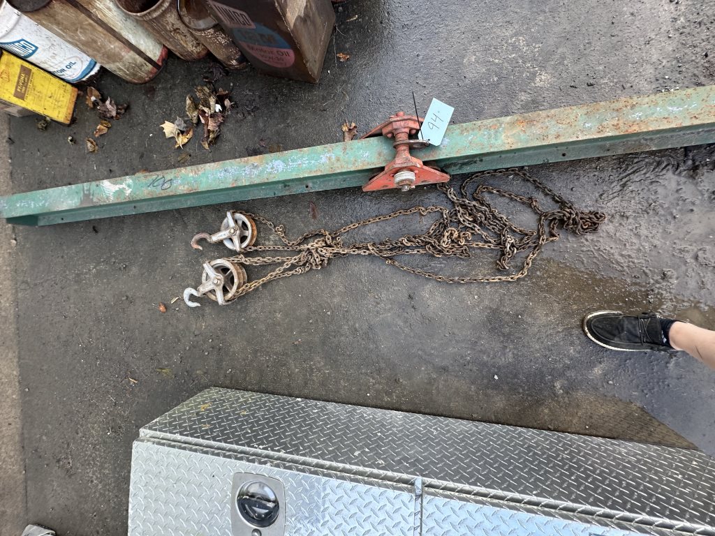 10FT I BEAM TROLLEY