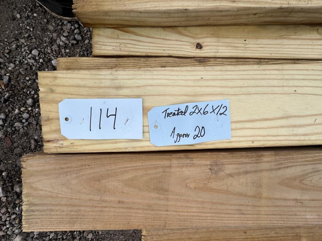 TREATED 2X6X12' BOARDS