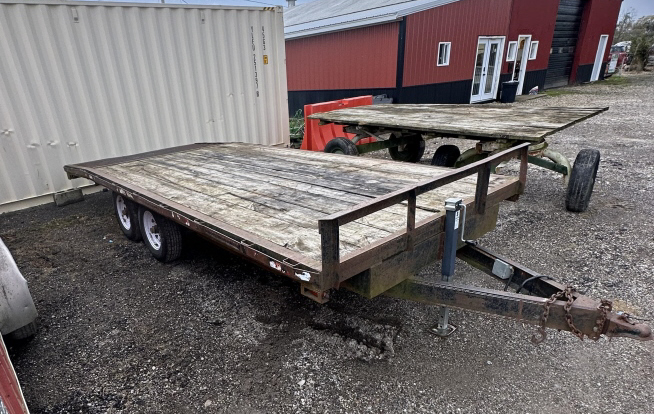 18FT DECKOVER BUMPER PULL TRAILER