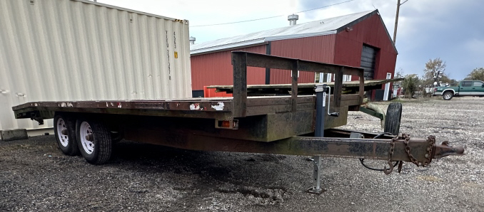 18FT DECKOVER BUMPER PULL TRAILER