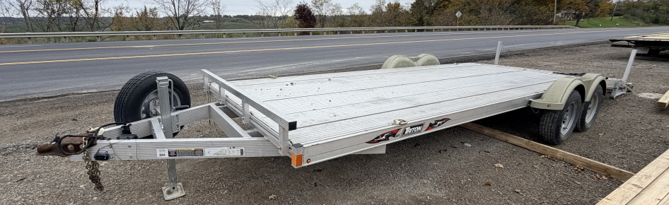 22' TRITON ALUMINUM BUMPER PULL TRAILER