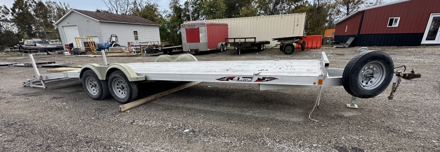22' TRITON ALUMINUM BUMPER PULL TRAILER