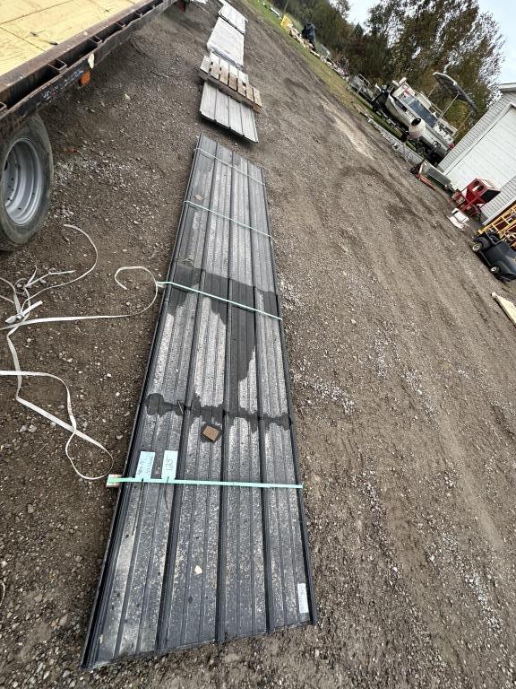 CHARCOAL GRAY APPROX 15' METAL ROFFING