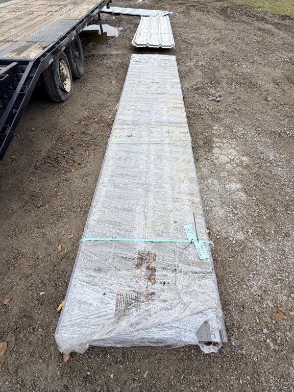 ASH GRAY METAL ROOFING APPROX 16'