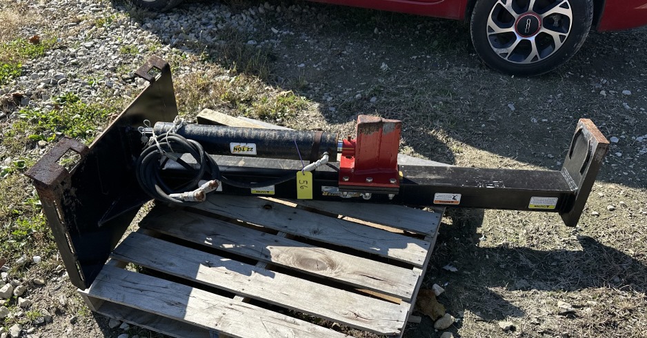 Skid Steer Wood Splitter Quick Attach