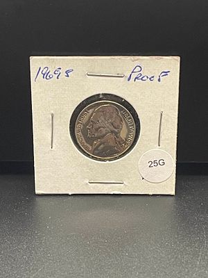 1969-S Proof Jefferson Nickel, From US Proof Set Condition Yes, we will ship this item, we 