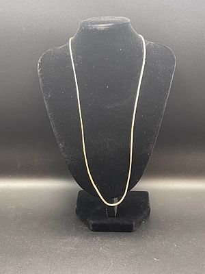Vintage Sterling Silver Marked Italy 20" Necklace Chain Condition Yes, we will ship this item 