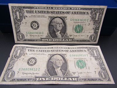 2- 1963-B Green Seal $1 Joseph W Barr Notes. Condition Yes, we will ship this item. We offer 