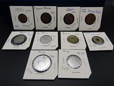 10 Carded Mixed World Coins. Condition Yes, we will ship this item. We offer in-house shipping 