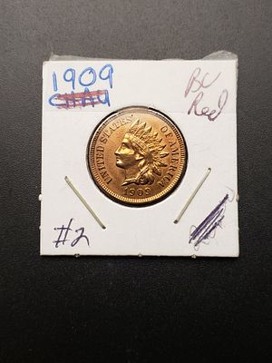 GORGEOUS 1909 Indian Head Cent, RED UNC, Super Tough Grade, Last Year Condition Yes, we will 