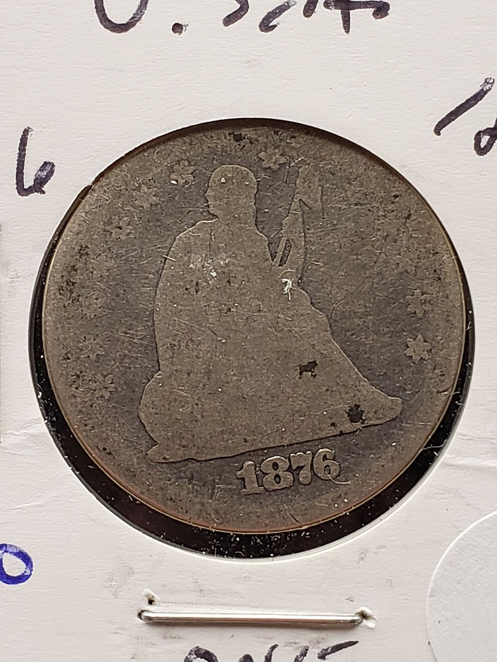 1876 Silver Seated Quarter Dollar - 150 Years Old!
Condition 
Yes, we will ship this item. We 