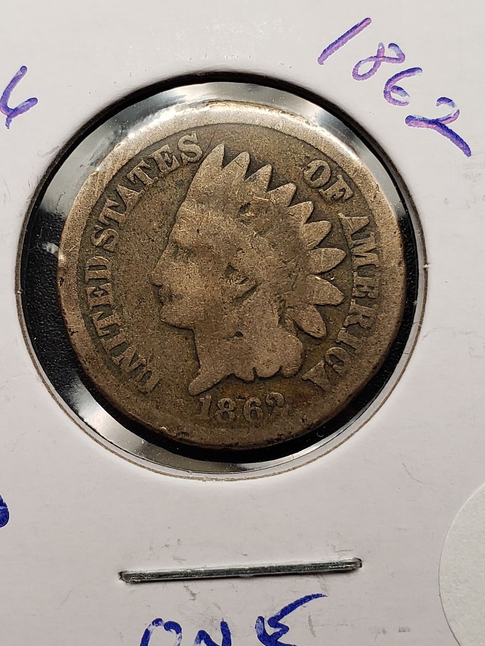 1862 CN Indian Head Penny - Civil War Era!. 1862 CN Indian Head Penny - Civil War Era! 