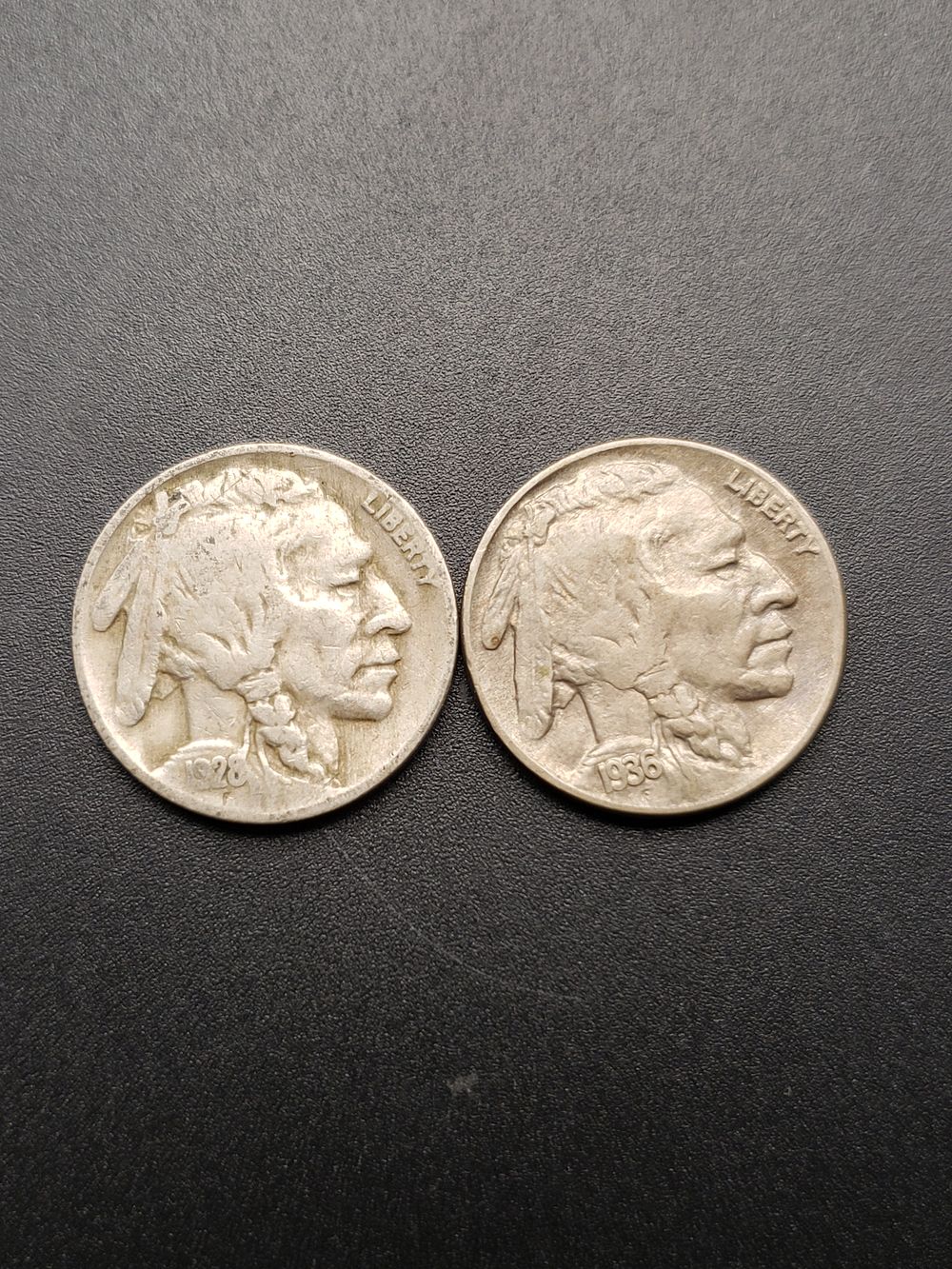 1928-D/1936-D Buffalo Nickels
Condition 
Yes, we will ship this item. We offer in-house 