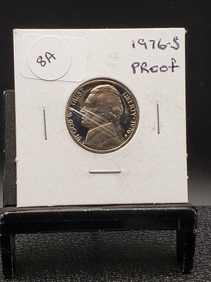 1976-S PROOF Jefferson Nickel, Bicentennial Year Condition Yes, we will ship this item. We 