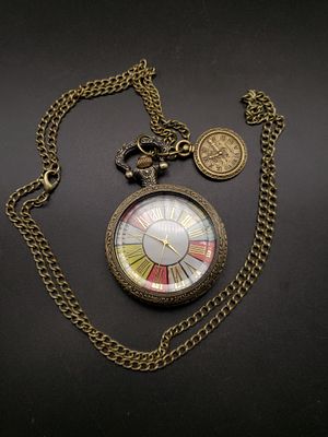 Pocket Watch w/Chain, Working, Neat Design Condition Yes, we will ship this item. We offer 