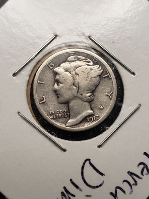 1917-S Mercury Dime, 90% Silver, Early Date Condition Yes, we will ship this item. We offer 