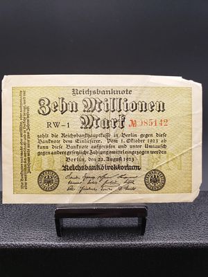 1923 Berlin Germany Reichsbanknote, GEM UNC. Tough Post WWI Germany Currency Condition Yes, we 