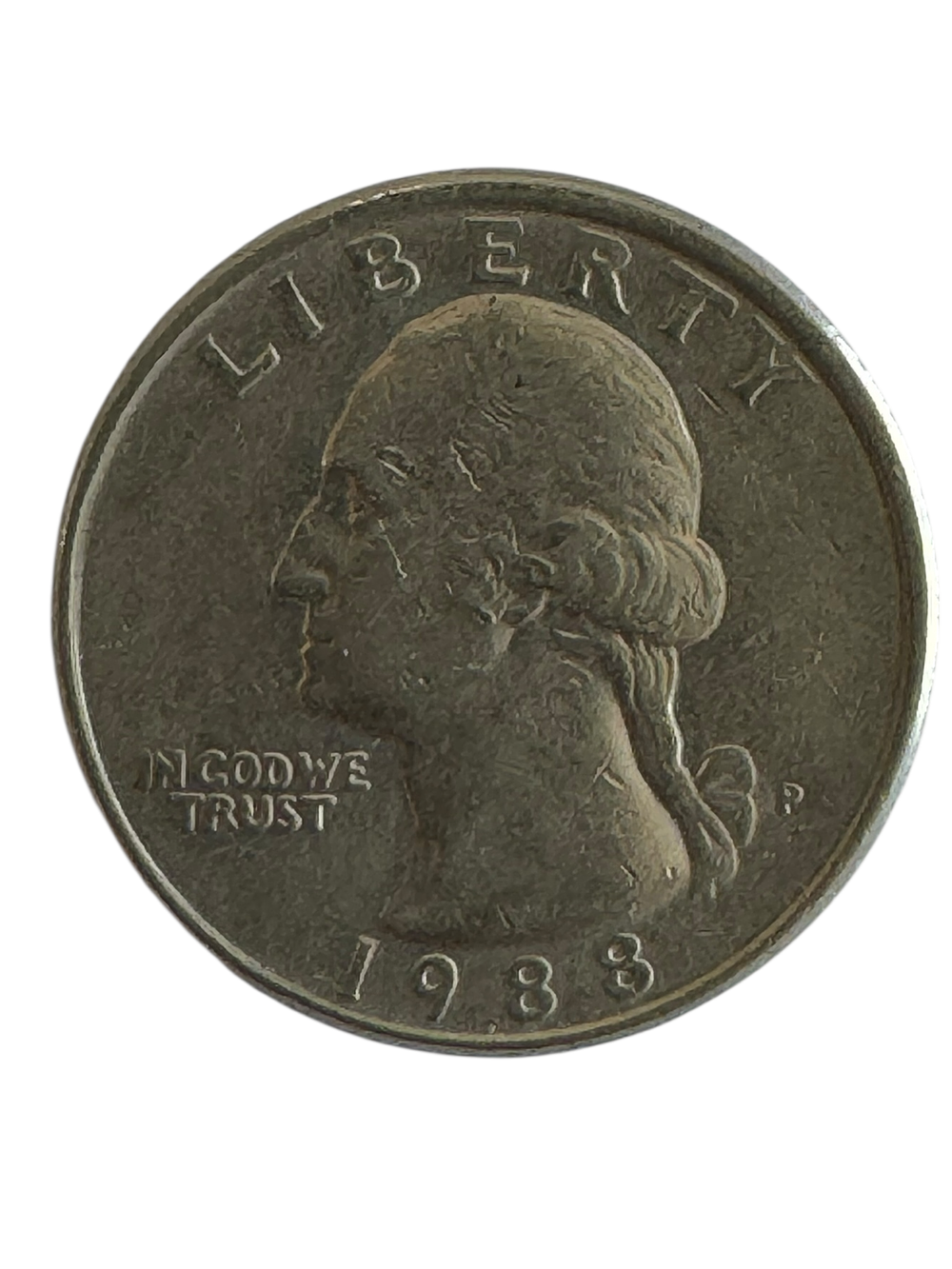 מטבע שהוענק מידיו הק' של הרבי מליובאוויטש. 
מטבע בעל ערך נקוב של עשרים וחמשה סנט ארה"ב 