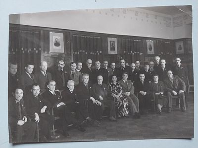 Фотография .Немирович-Данченко .Алексей Толстой .Комитет по Сталинским Премиям . 1940 год Оригинал .