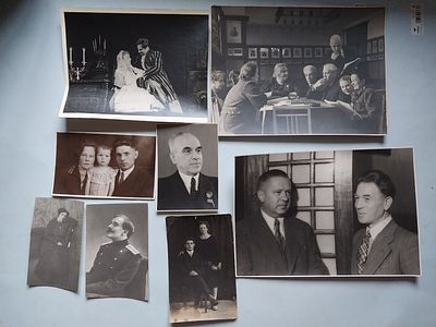 8 фотографий из архива Е. С. Телешевой фото А. Горштейн. На Фотографиях : Е.С Телешева , Р.К 