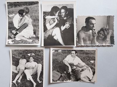 Парень и Девушка НЮ.Флирт .Поцелуи . Эротика .СССР . 5фото. Размер и состояние на фото (пл) 